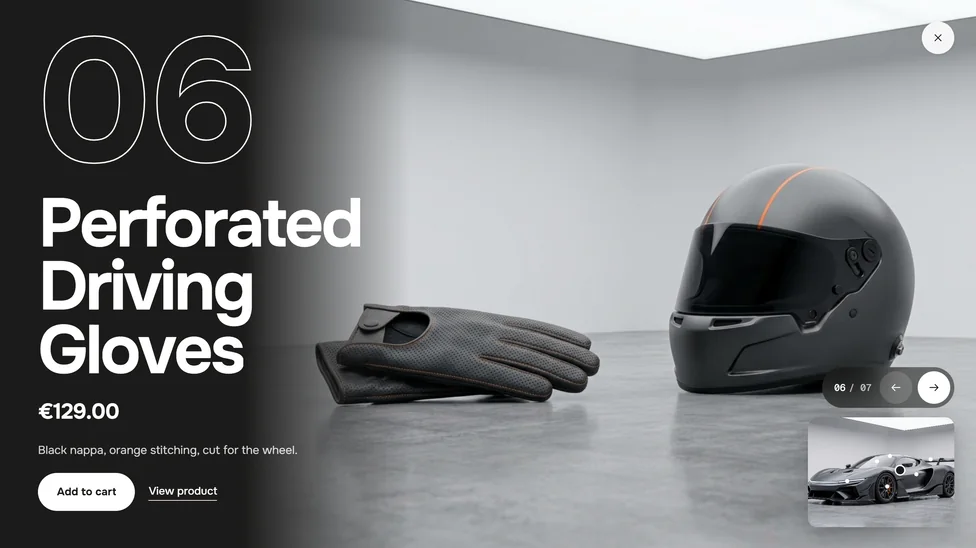 Product: Perforated Driving Gloves