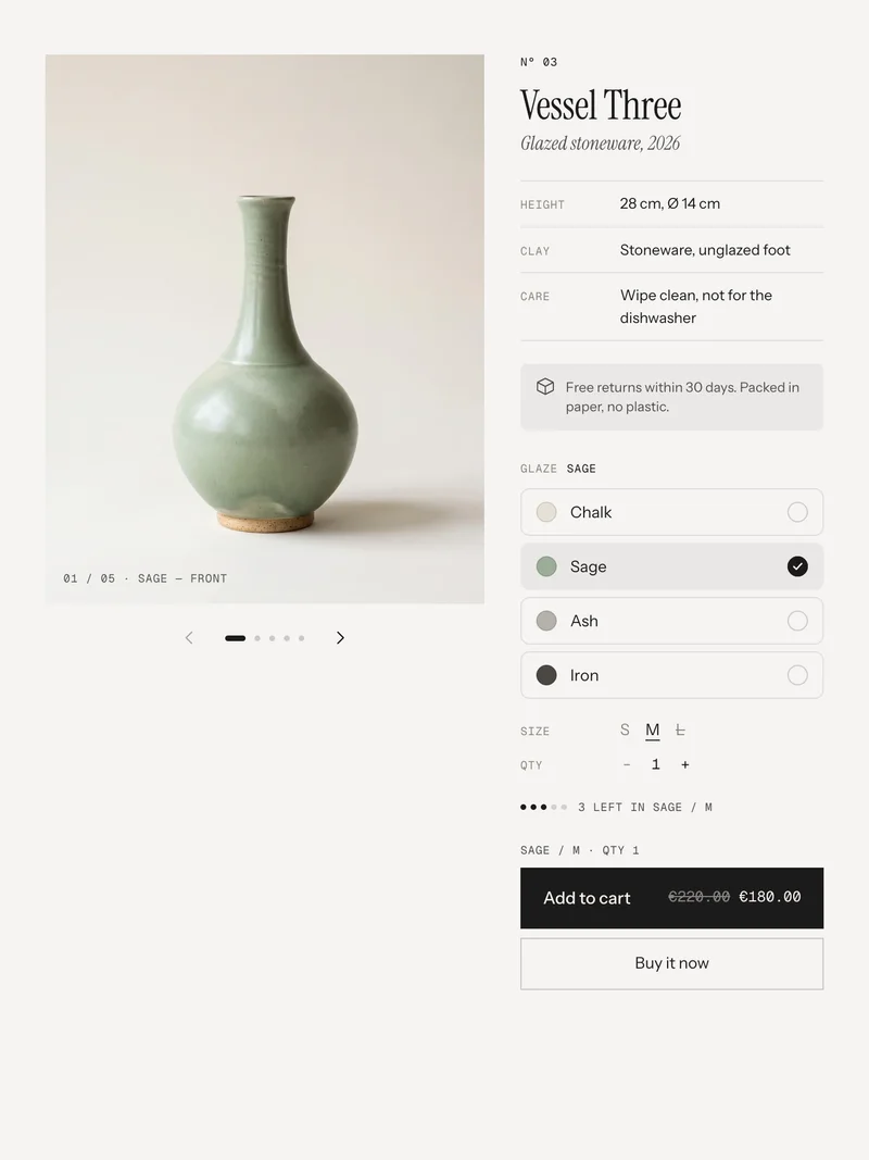 Tablet · pictures and buy box, features below