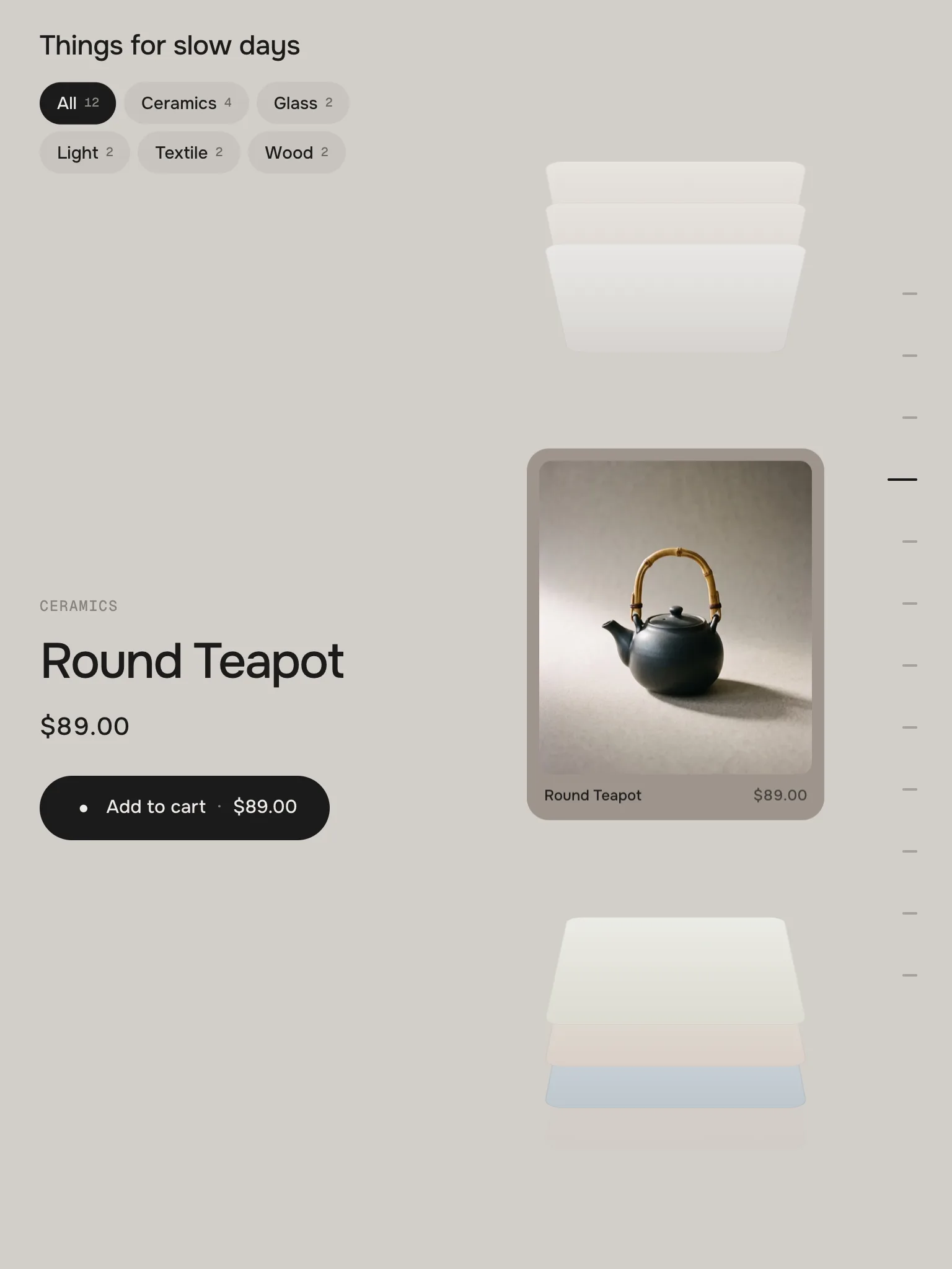 Tablet · narrower info, no description