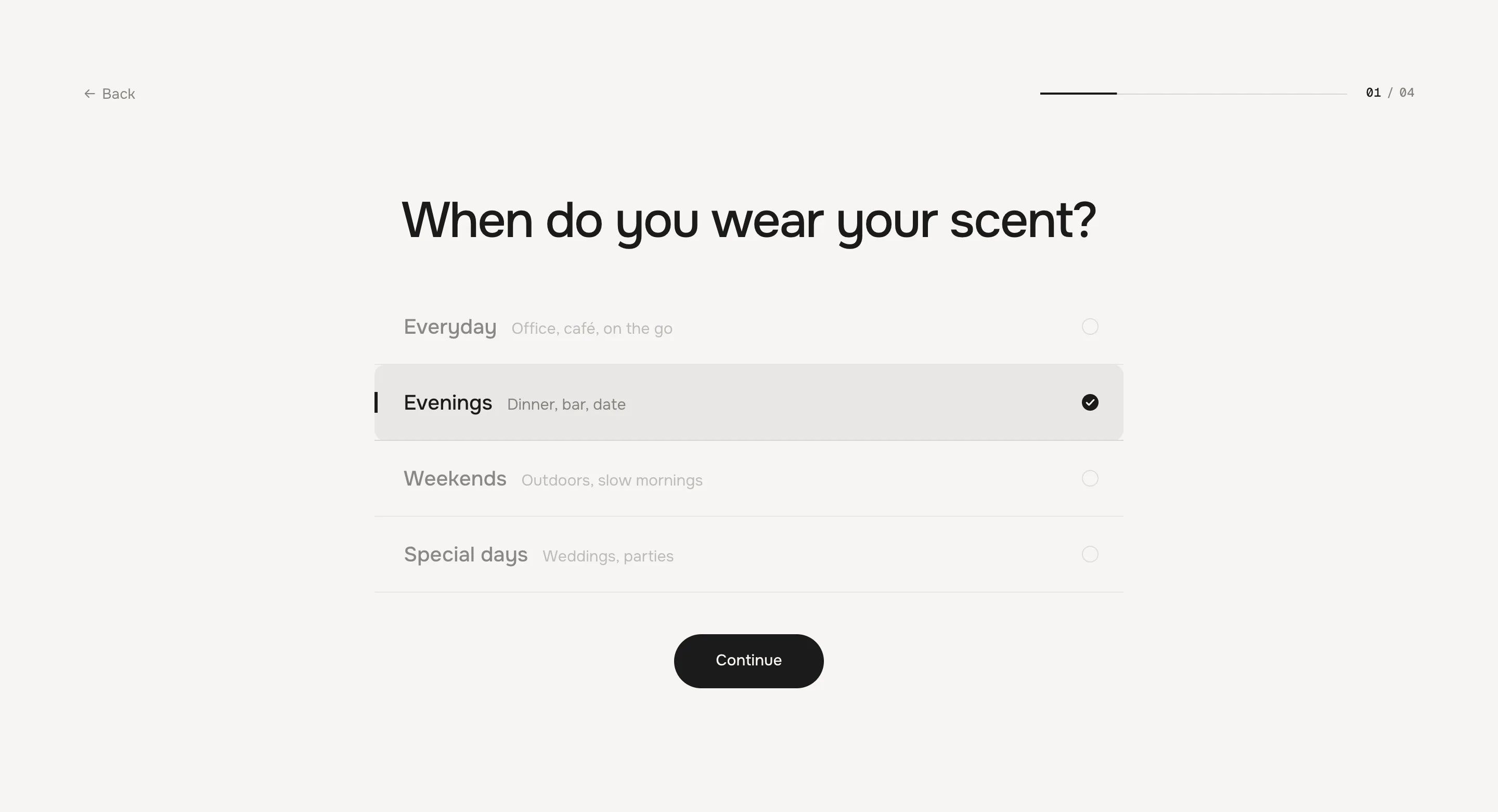 What you can change · Minimal