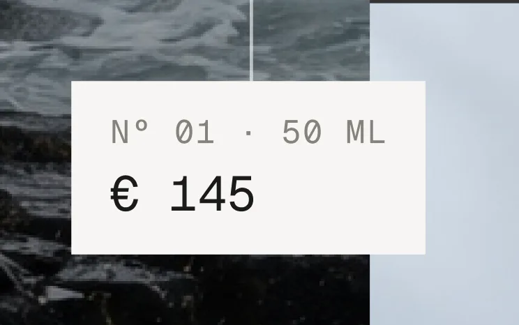 Price tag with the number prefix