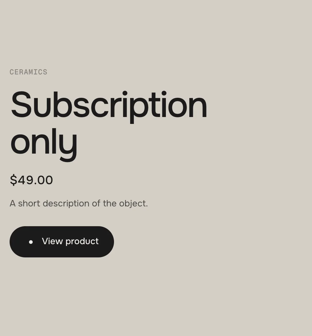 Subscription only